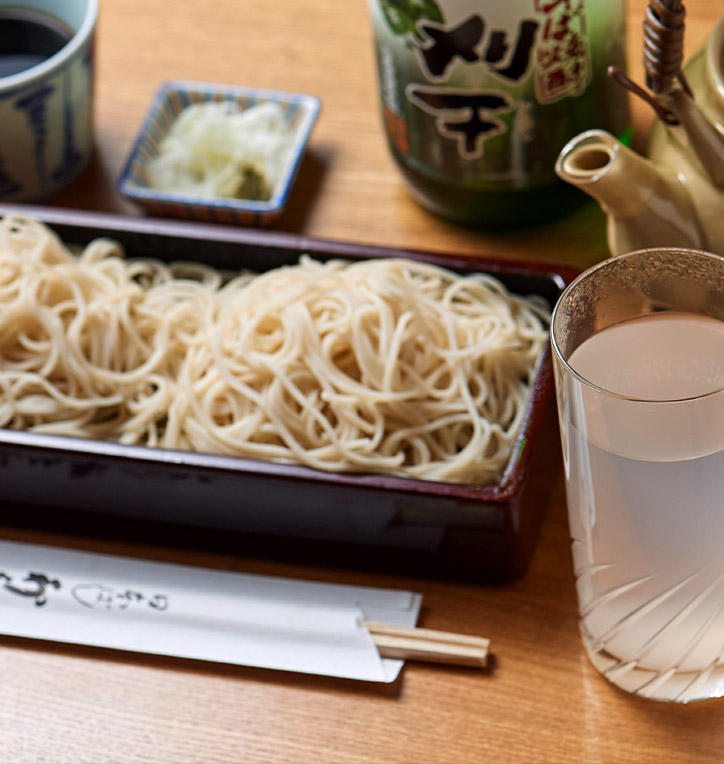 蕎麦と蕎麦焼酎